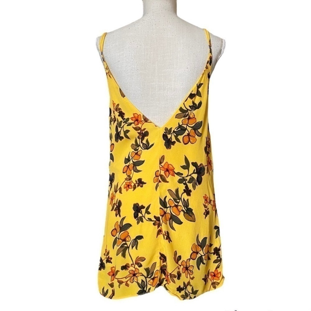 URBAN OUTFITTERS Zoe yellow floral mini dress - Picture 4 of 5